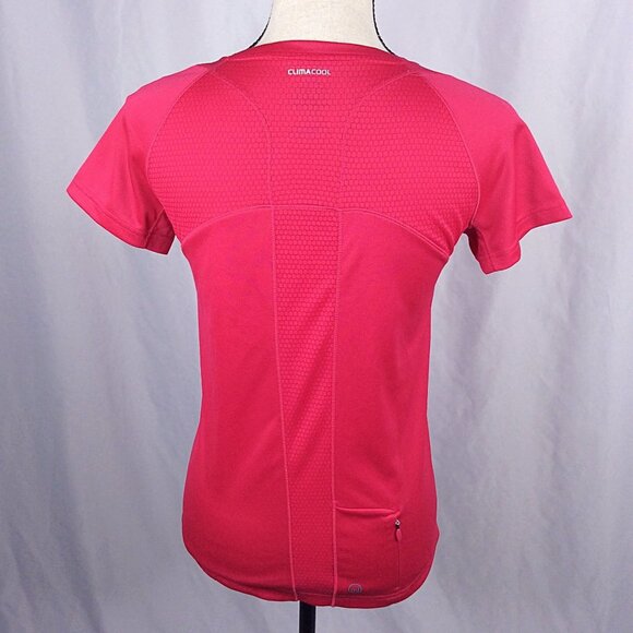 Adidas Climacool Supernova Top Womens Size Small V-Neck Short Sleeve Workout - Picture 3 of 10